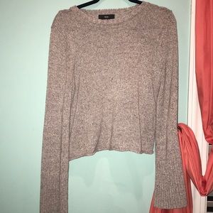 Cropped Gray Sweater